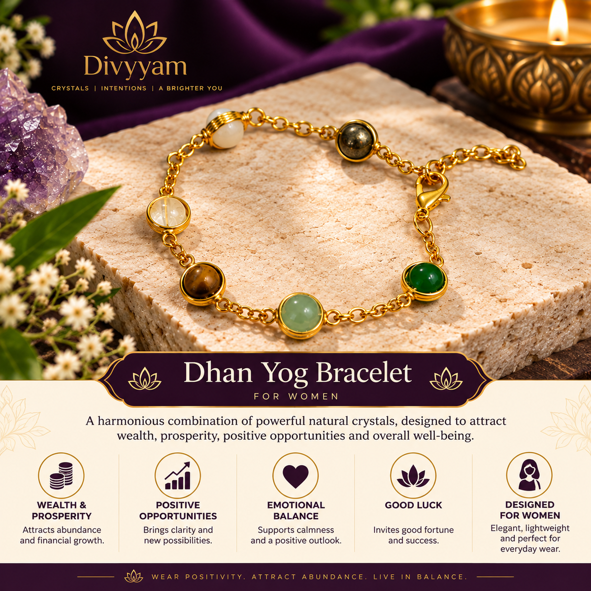 Dhan Yog Bracelet Women
