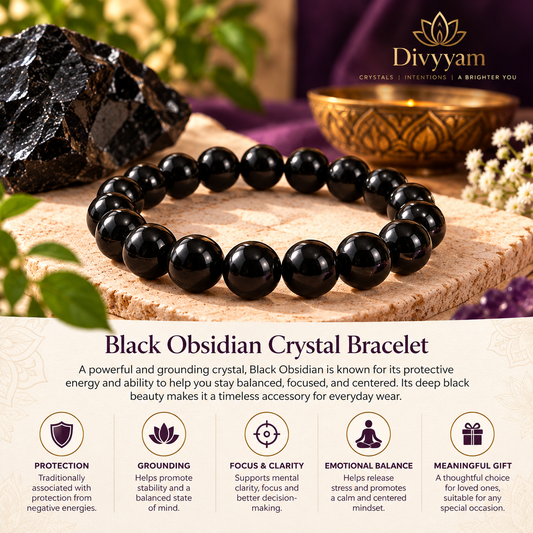 Black Obsidian Bracelet